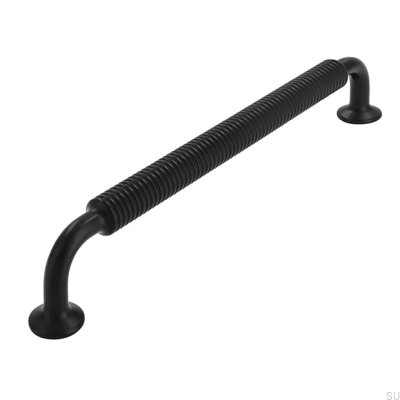 Poignée de meuble allongée 2630 160 Métal Noir Mat
