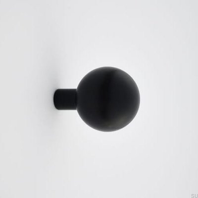 Support mural Marbelo 30 en acier noir mat