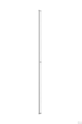 Poignée de meuble allongée Brooklyn 1056 en aluminium nickelé poli