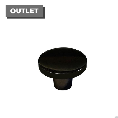 Bouton de meuble Rivet 20 Métal noir
