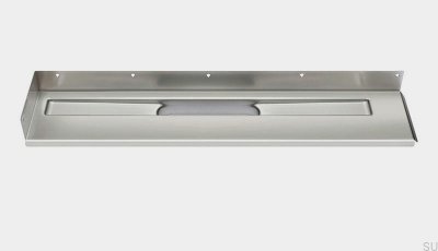 Drain linéaire 1002 700 Bride gauche Mur acier