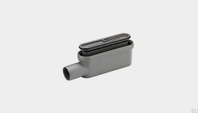 Module de drainage avec sortie latérale horizontale de 50 mm avec siphon amovible