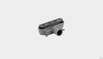 Module de drainage avec sortie horizontale 50 mm avec barrière mécanique anti-odeurs