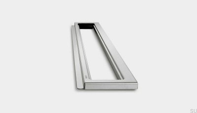 Cadre de drainage ClassicLine 315 12 en acier brossé