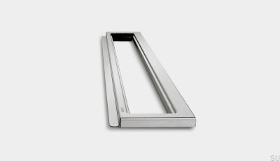 Cadre de drainage ClassicLine 595 8 en acier brossé