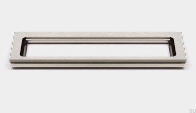Cadre de drainage ClassicLine 695 8 en acier brossé