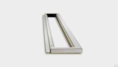 Cadre de drainage ClassicLine 795 8 en acier brossé