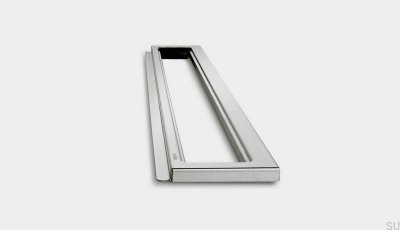 Cadre de drainage ClassicLine 795 12 en acier brossé