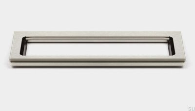 Cadre de drainage ClassicLine 895 12 en acier brossé