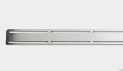 Grille pour drain ClassicLine Anniversario 860 Acier brossé