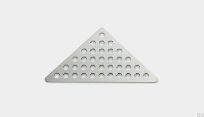 Grille de drainage d'angle ClassicLine Classic Steel Brossé