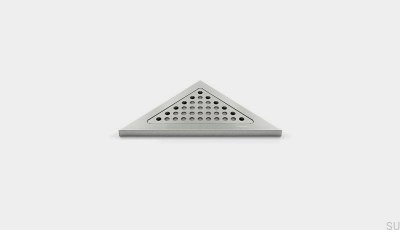 Étagère de douche d'angle triangulaire ClassicLine Classic Acier brossé
