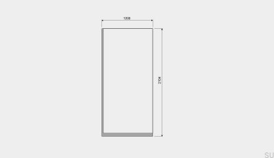 Paroi de douche GlassLine 1200