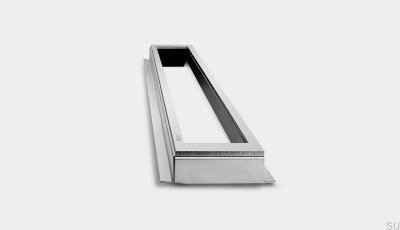 Cadre pour siphon autoportant HighLine 800 25 Acier brossé