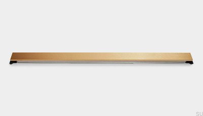 Panneau de drainage linéaire HighLine 1133 Steel Gold PVD