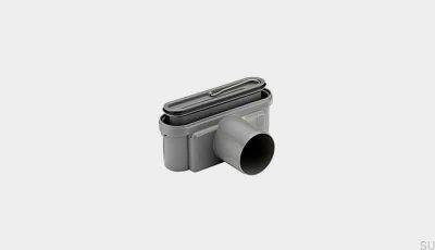 Module de drainage avec sortie horizontale 75 mm avec siphon amovible