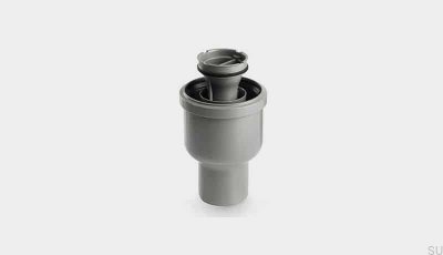 Module de drainage d'angle avec sortie verticale 75 mm avec siphon amovible