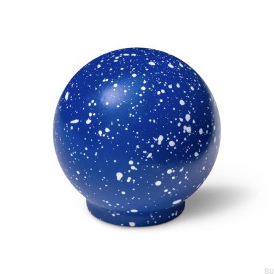 Bouton de meuble Ren Melange Bleu & Blanc 35 Bois Hêtre