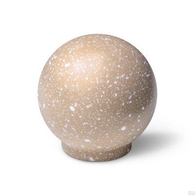 Bouton de meuble Ren Melange Marron & Blanc 35 Bois Hêtre