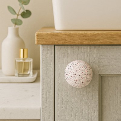 Bouton de meuble Ren Melange Raspberry Mousse 35 Bois de hêtre