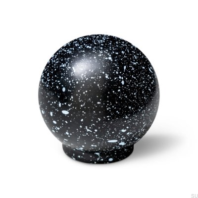 Bouton de meuble Ren Melange Noir & Bleu Clair 35 Bois Hêtre