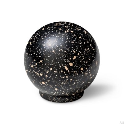 Bouton de meuble Ren Melange Noir & Marron 35 Bois Hêtre