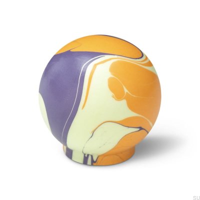 Bouton de meuble Ren Flying Spot 35 en bois de hêtre