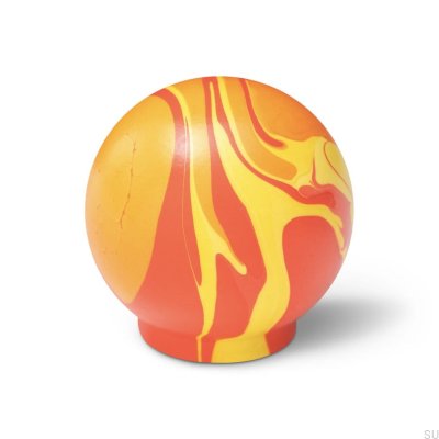 Bouton de meuble en bois de hêtre Ren Chari Red 35