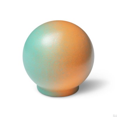 Bouton de meuble Ren Gradient Orange par Light Green 35 Bois Hêtre