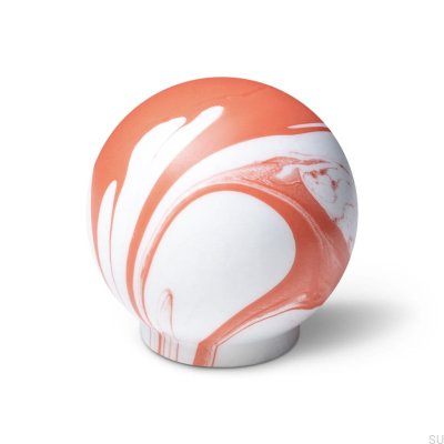 Bouton de meuble Ren Blanc Cerise Rouge 35 Bois Hêtre