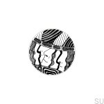 E_26-BI-C--Gałka-meblowa-Faces-Black&White-40-Drewniana-Dębowa-Emaliowana-Biała-(wzór C)-Dot-Manufacture-Skandynawskie-Uchwyty_1