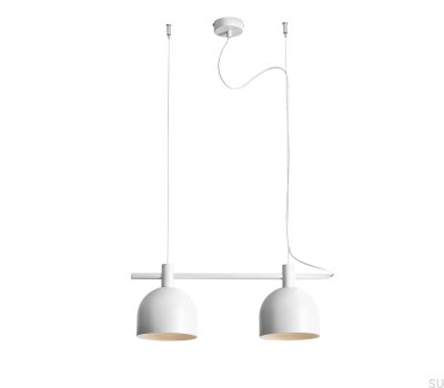 Suspension Beryl 2 Métal Blanc