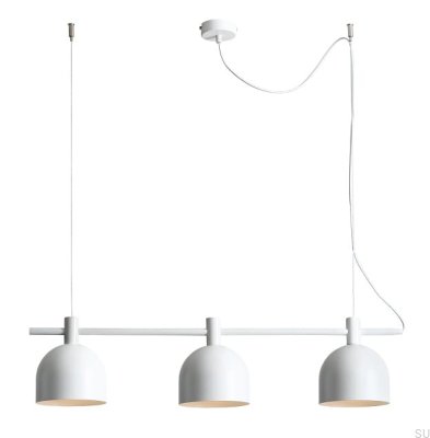 Suspension Beryl 3 Métal Blanc