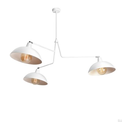 Plafonnier Espace 3 Métal Blanc