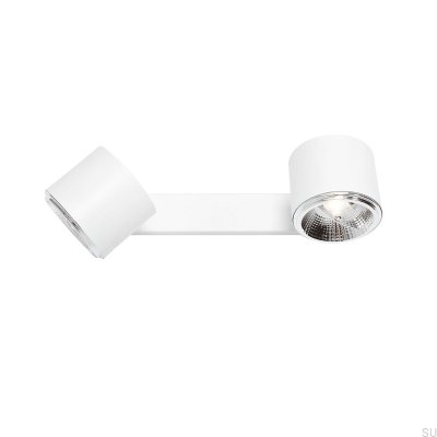 Plafonnier Bot 2 en métal blanc