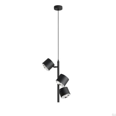 Lampe suspendue en métal noir Bot 3