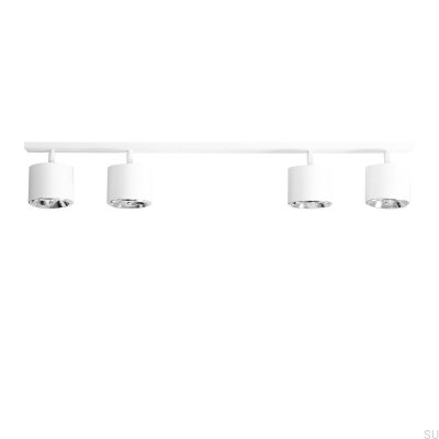 Plafonnier Bot 2x2 Métal Blanc