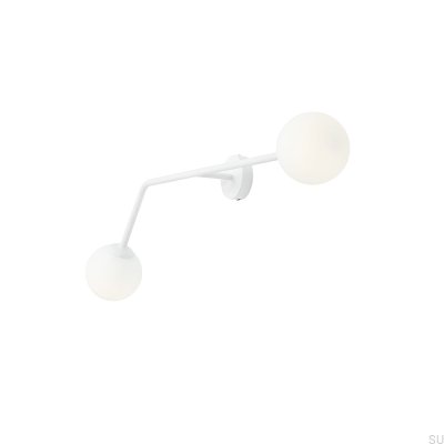 Applique murale Pure Horizontal Métal Blanc