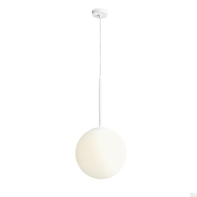 Suspension Bosso Medium 30 en métal blanc
