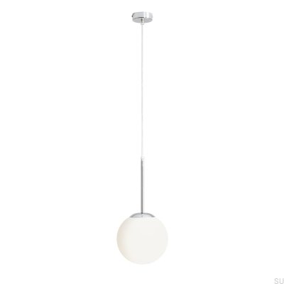 Suspension Bosso Mini 20 en métal argenté chromé
