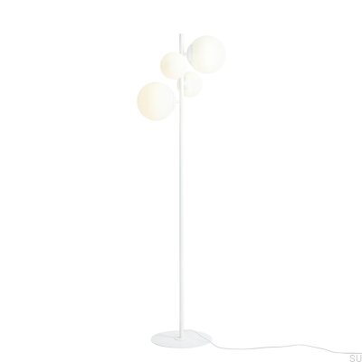 Lampadaire Bloom Métal Blanc