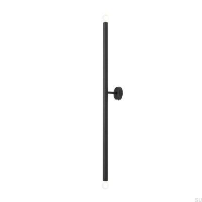 Applique Tubo 2 L Métal Noir