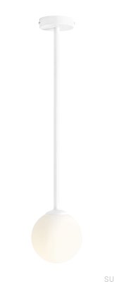 Plafonnier Pinne Medium en métal blanc