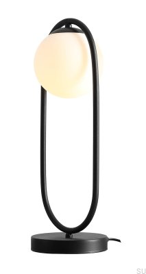 Lampe de bureau Riva en métal noir