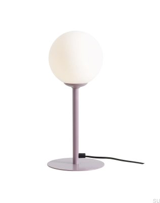 Lampe de bureau Pinne en métal violet