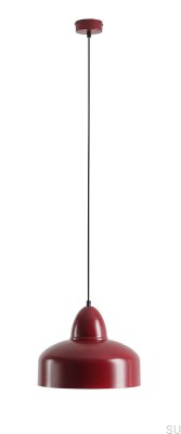 Lampe suspendue Como Metal Bordeaux