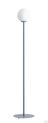 Lampadaire Pinne Métal Bleu
