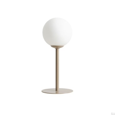 Lampe de bureau Pinne en métal beige