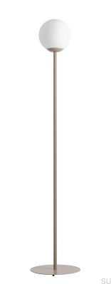 Lampadaire Pinne en métal beige