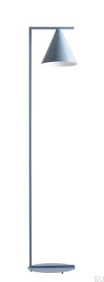 Lampadaire Form Metal Bleu